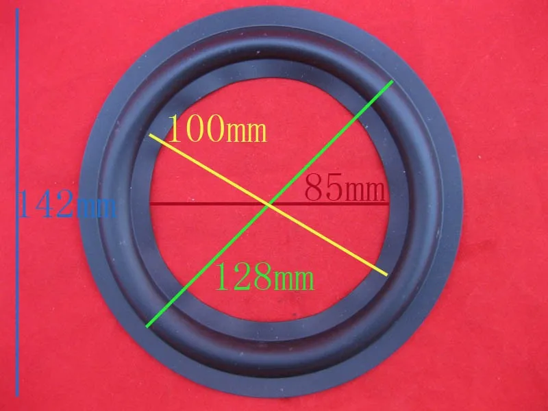 10 шт. 5.5 дюймов НЧ/басового динамика окружает ремонт резины: 142 мм/128 мм/100 мм/85 мм