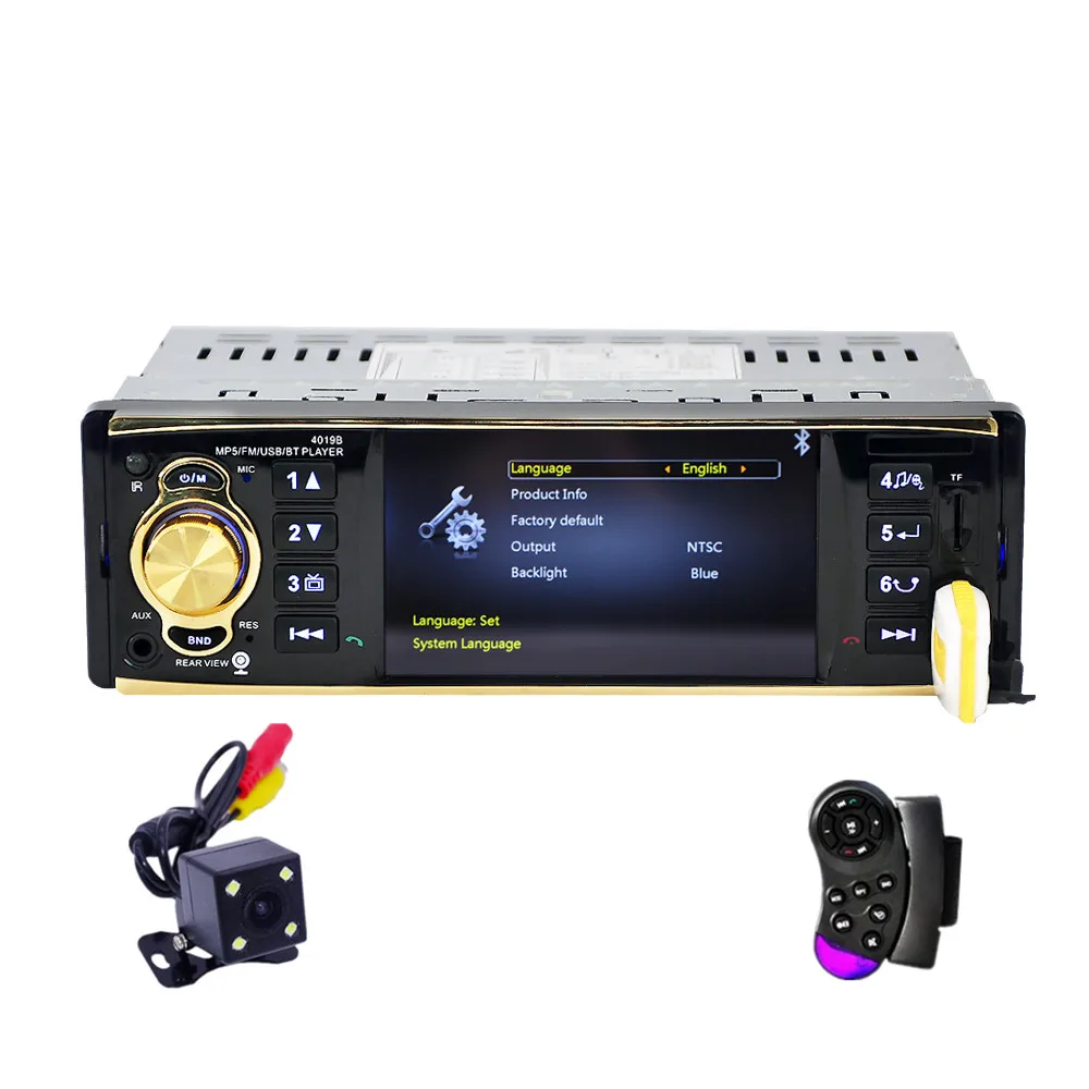 Автомобильное радио Fonwoon 1 Din MP5 плеер стерео Bluetooth FM SD USB AUX Авторадио Поддержка