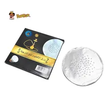 HONEYPUFF 1 круглая коробка Алюминий кальян Фольга Бумага Диаметр 140 мм/Толщина 0,03 мм с отверстиями кальян chicha уголь чаша