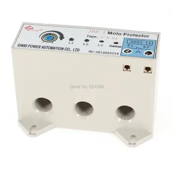 

JDB-1 3 Phase 2.5-5 Ampere Adjustable Current Motor Circuit Protector