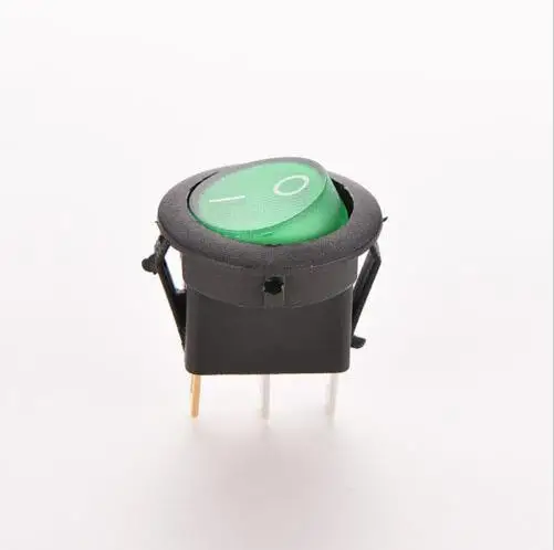 

2PCS 12 V Green LED Lighted Round Rocker On/Off Switch Car Dash Dashboard BoatTruck RV Boat