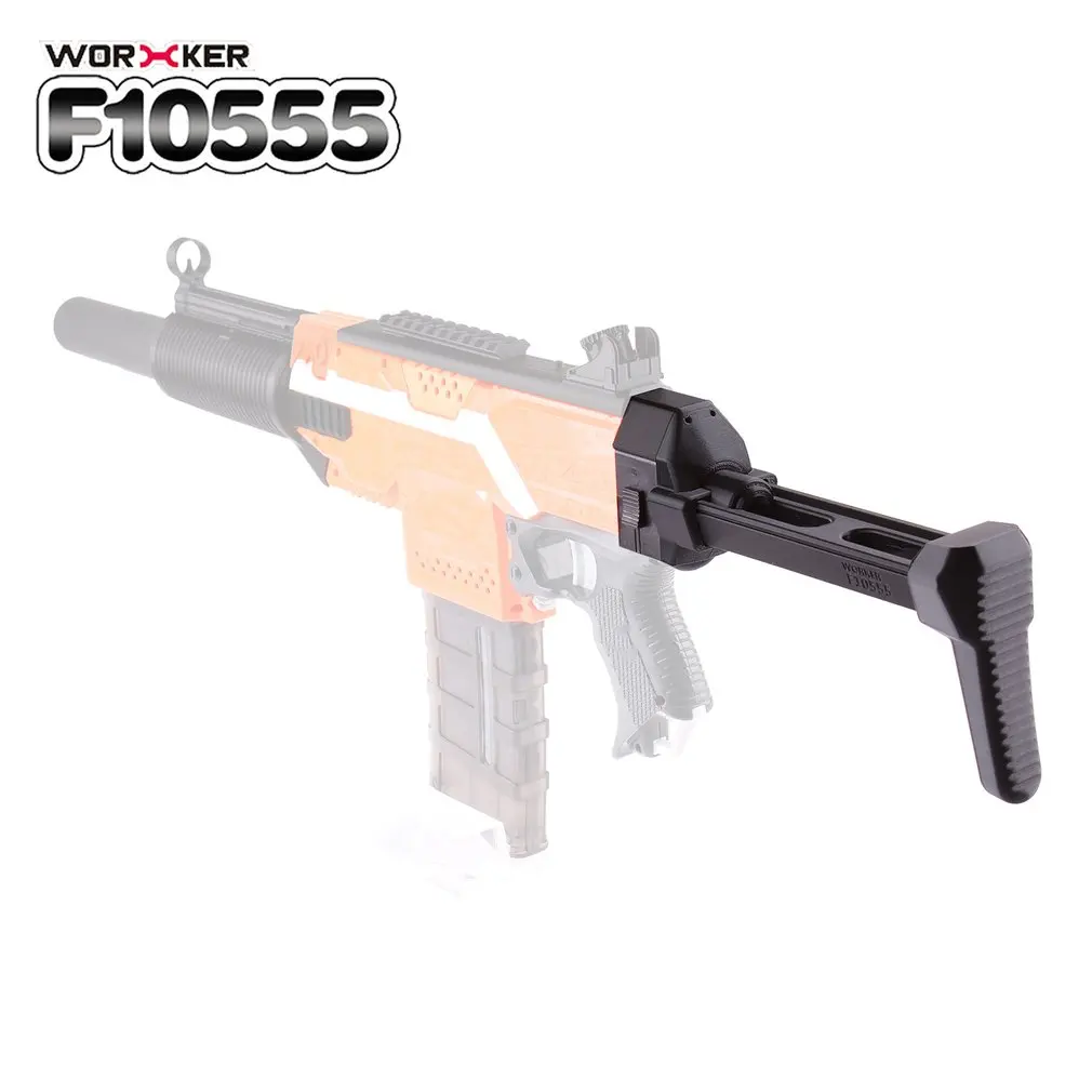 

Worker Mod Shoulder Stock Compact Tail Stock Buttstock Toys Gun Accessories Replacement For Nerf N-strike Elite Series Toys Gun