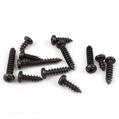 

100PCS M1.4 x 3/3.5/4/4.5/5/6/7/8/10mm Phillips Round Head Screw Alloy Self Tapping Bolt