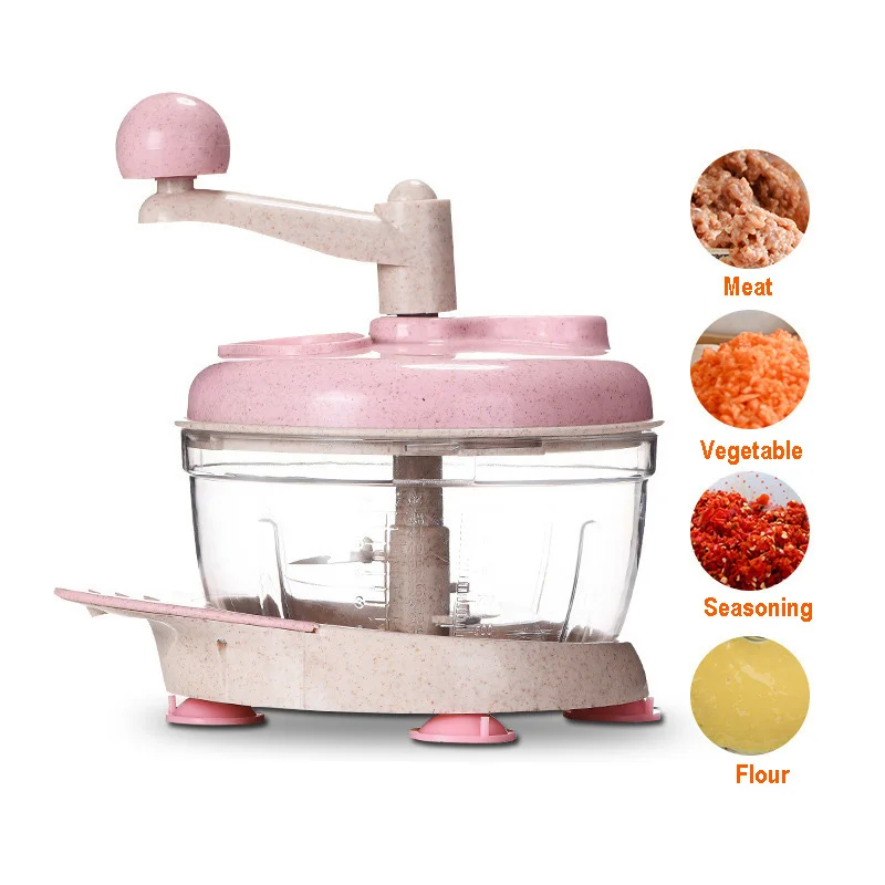 

Multifunction Vegetable Meat Grinder Manual Food Chopper Shredder Hand Pulling Food Processor Blender Kitchen Accessories 35
