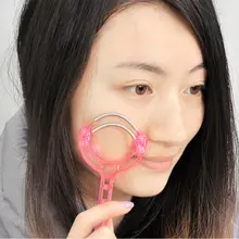 Женский ручной пластиковый ролик для лица для удаления волос весенний ручной инструмент для удаления резьбы