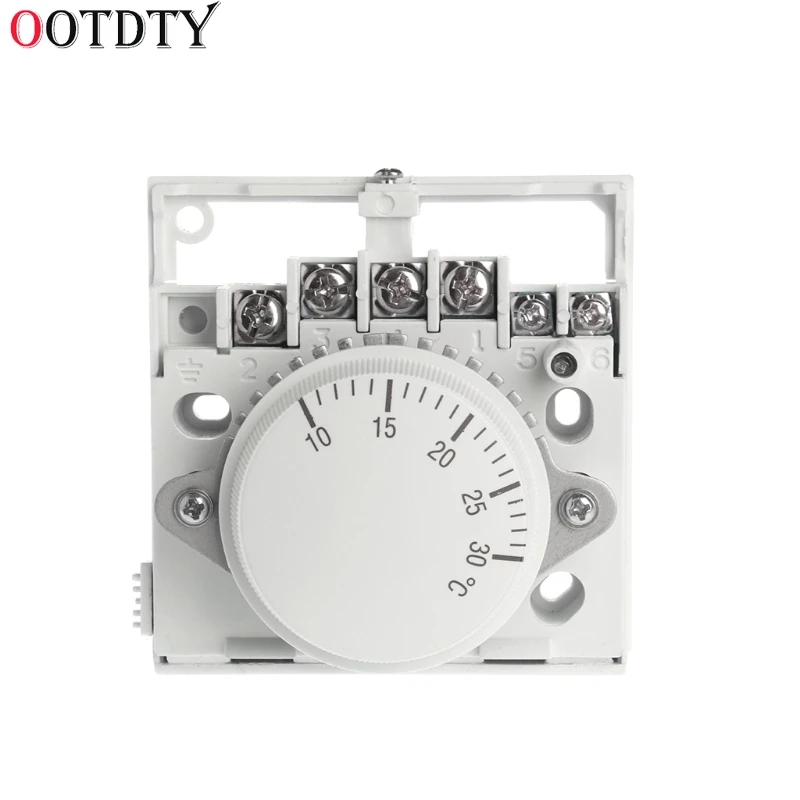 OOTDTY 220V 6A механический комнатный термостат регулятор температуры кондиционер и пол газовый котел отопления