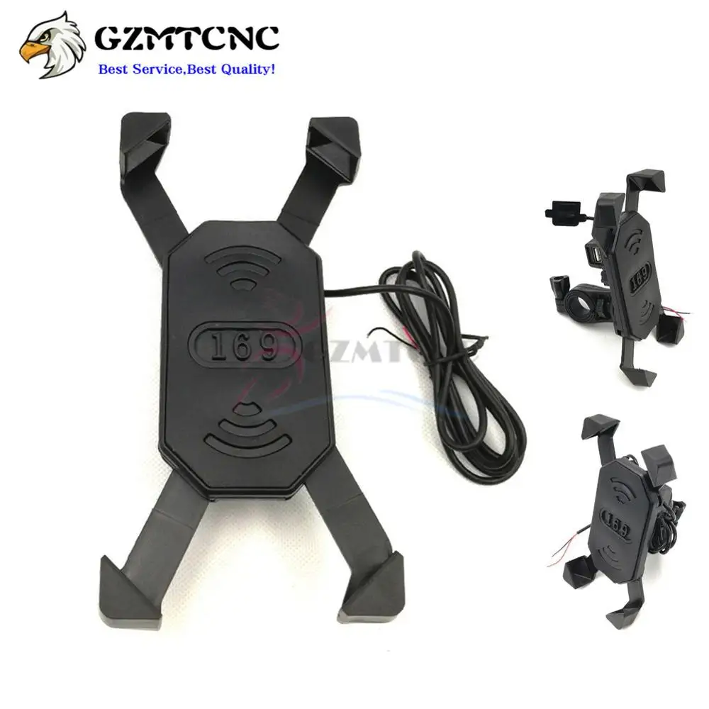 

Mobile Phone/iPhone Holder Bracket w/ USB Charge Port for Honda CB500X CB500F NC700S NC700X NC750S NC700X 20MM-30MM Handlebars