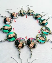 1 par novo design earbob super pop cantor soy luna brincos elenco de soja luna prata brincos de orelha eu sou lua gota