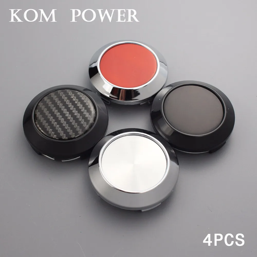 

KOM 64/60mm clip set of 4 car styling blank wheel cap for rim no logo badge trim hub cap voiture work vs centre dust-proof hood