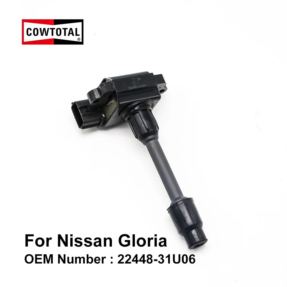 Cowtoum Катушка зажигания для Nissan Gloria Код двигателя VQ30DET 3.0L OEM 22448-31U06(упаковка из 4