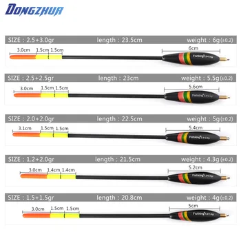 

5pcs/lot Mixed Size Balsa Bobber Cork Fir Float Vertical Pesca For Carp Fishing Float Fishing Tackle equipment poplivki