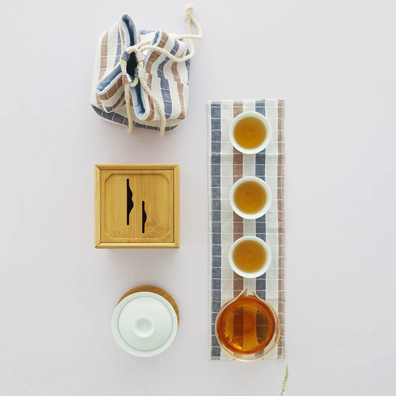 Tea Cup Tea Ceremony Tools Tea Set TANGPIN Ceramic Gaiwan Teacups Ceramic Chinese Tea Pot Portable Travel Tea Set