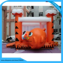 Nice designed inflatable tiger bouncer, advertising inflatable jumpers