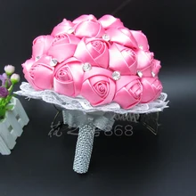 Великолепный Кристалл Букеты свадебные букет свадебные аксессуары невесты Искусственный Свадебные цветы Свадебные букеты