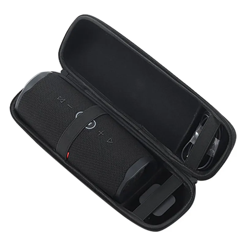 Super Convenient Black Hard Travel Shoulder Bag Storage Case Cover ForJBL Charge 4 Bluetooth Speaker with Strap Key Chain 40MAY807