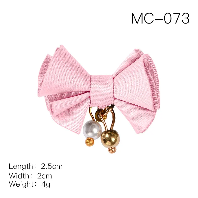 Nail Art Decorations Stickers for Nails Jewelry Detachable Magnet Base Cotton Cloth Flower Bow Pendant Nail Art Manicure Tools - Цвет: EEM19385