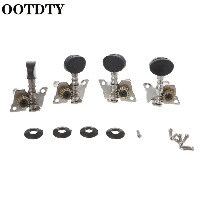 

OOTDTY 2R 2L Tuning Pegs Machine Head Tuners for 4 String Ukulele Guitar Accessories Chord knob
