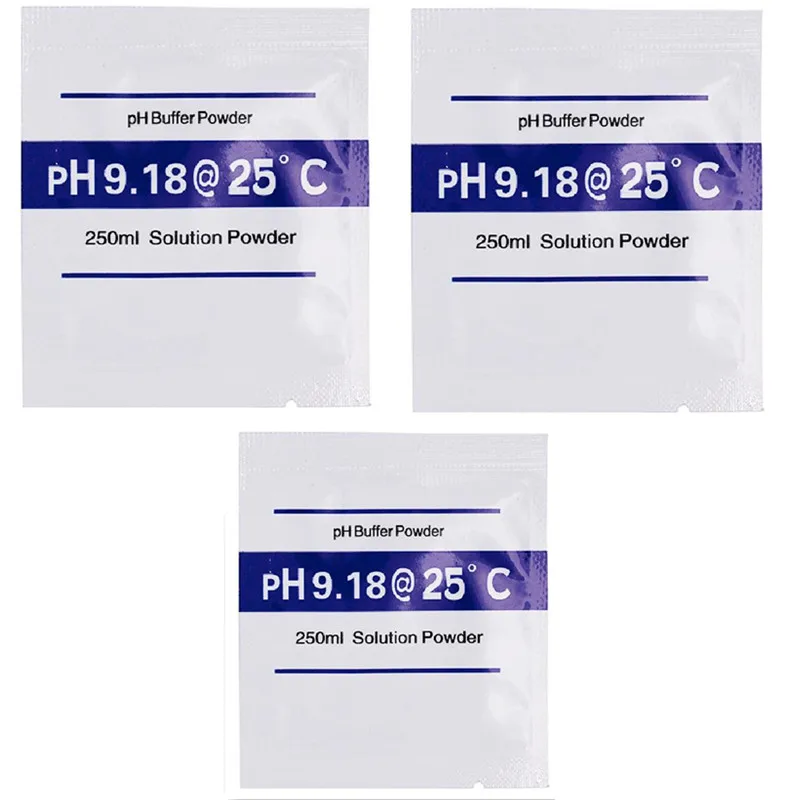 

New arrival 9.18 PH Buffer Powder for PH Test Meter Measure Calibration Solution 4pcs/lot 20%off