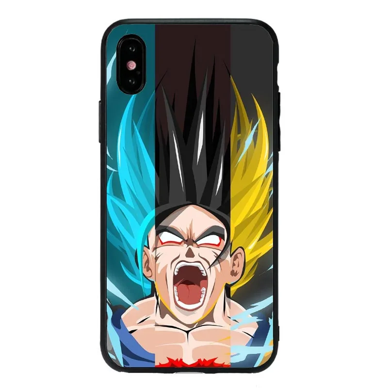 Черный мягкий силиконовый чехол Dragon Ball Son Goku для iPhone 11 11Pro XS Max XR X 8 7 6 6S Plus 5 5S SE 8PIUS Coque Capa Shell - Цвет: TPU