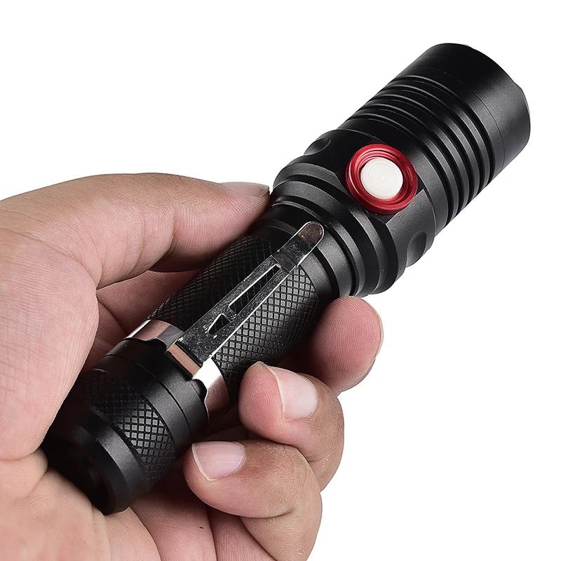 Перезаряжаемый светодиодный фонарик Litwod Z35 с микро USB регулируемым фокусом