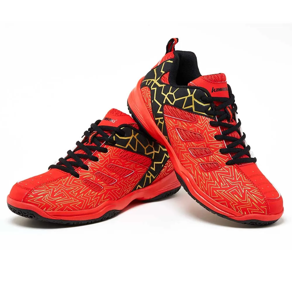 Najtaniej 2019 Kawasaki sportowe buty sportowe męskie buty do badmintona Zapatillas gumowe antypoślizgowe kryty sąd obuwie sportowe dla kobiet mężczyzn K 075