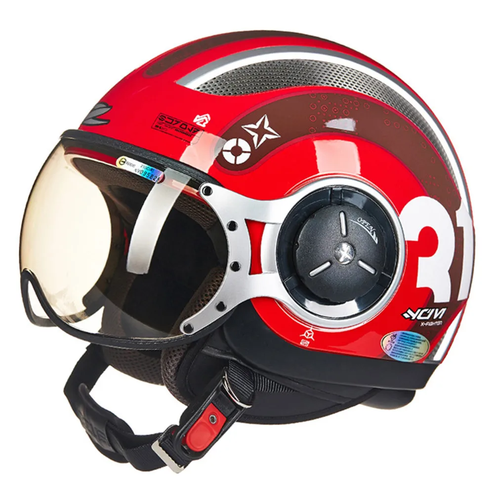 MOMO стиль Чоппер пилот мотоциклетный шлем capacetes Motociclismo 218Z Cascos Para Moto открытые