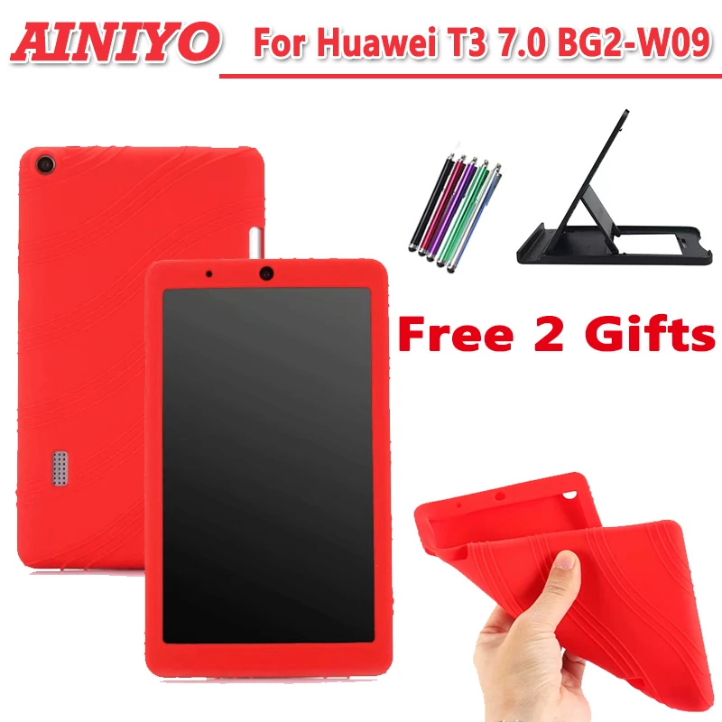 For Huawei MediaPad T3 7.0 wifi Case Soft silicone case cover for Huawei MediaPad T3 7.0 BG2-W09 7 inch tablet pc + gifts For Huawei MediaPad T3 7.0 wifi Case Soft silicone case cover for Huawei MediaPad T3 7.0 BG2-W09 7 inch tablet pc + gifts