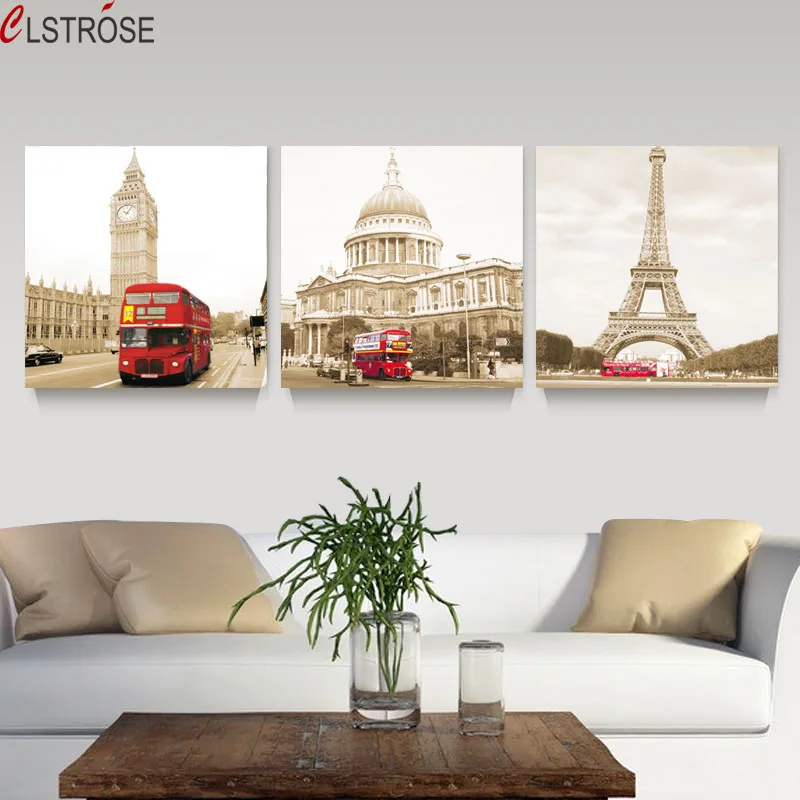3-pieces-canvas-painting-London-Building-City-Red-Bus-canvas-poster-print-for-living-room-home