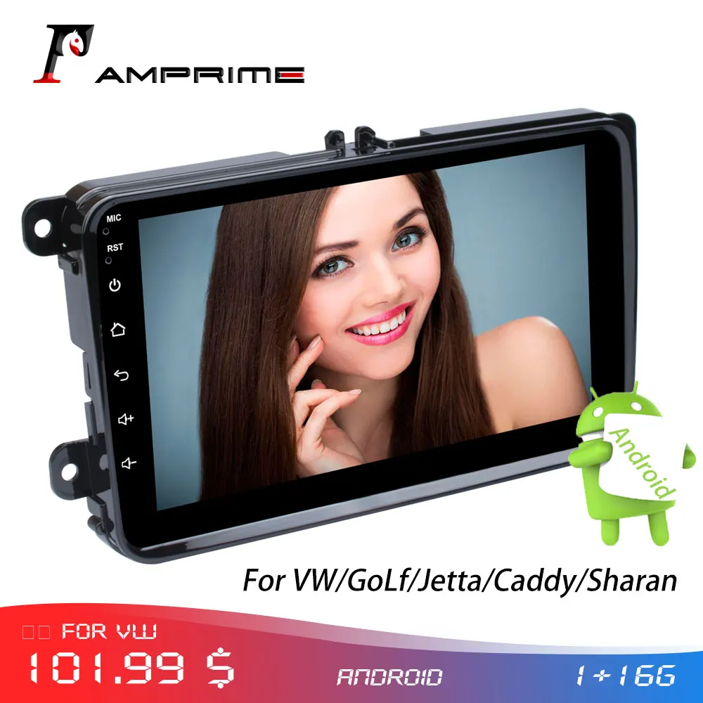 

AMPrime 2 Din Android Car Multimedia Player 8'' Car Radio Audioradio Touch Screen WIFI Mirror Link GPS Navigation MP5 Player