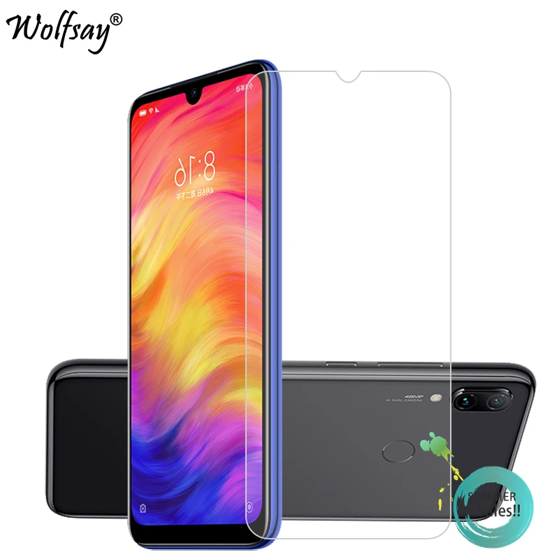 

2PCS Glass Xiaomi Redmi Note 7S Screen Protector Tempered Glass Xiaomi Redmi Note 7S Glass Xiaomi Redmi Note 7 7S Phone Film <