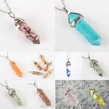 Vogue 8 X мм 33 мм Родонит опал кварц Mookaite Фиолетовый Кристалл Бикон граненый шарик маятник кулон 1 шт