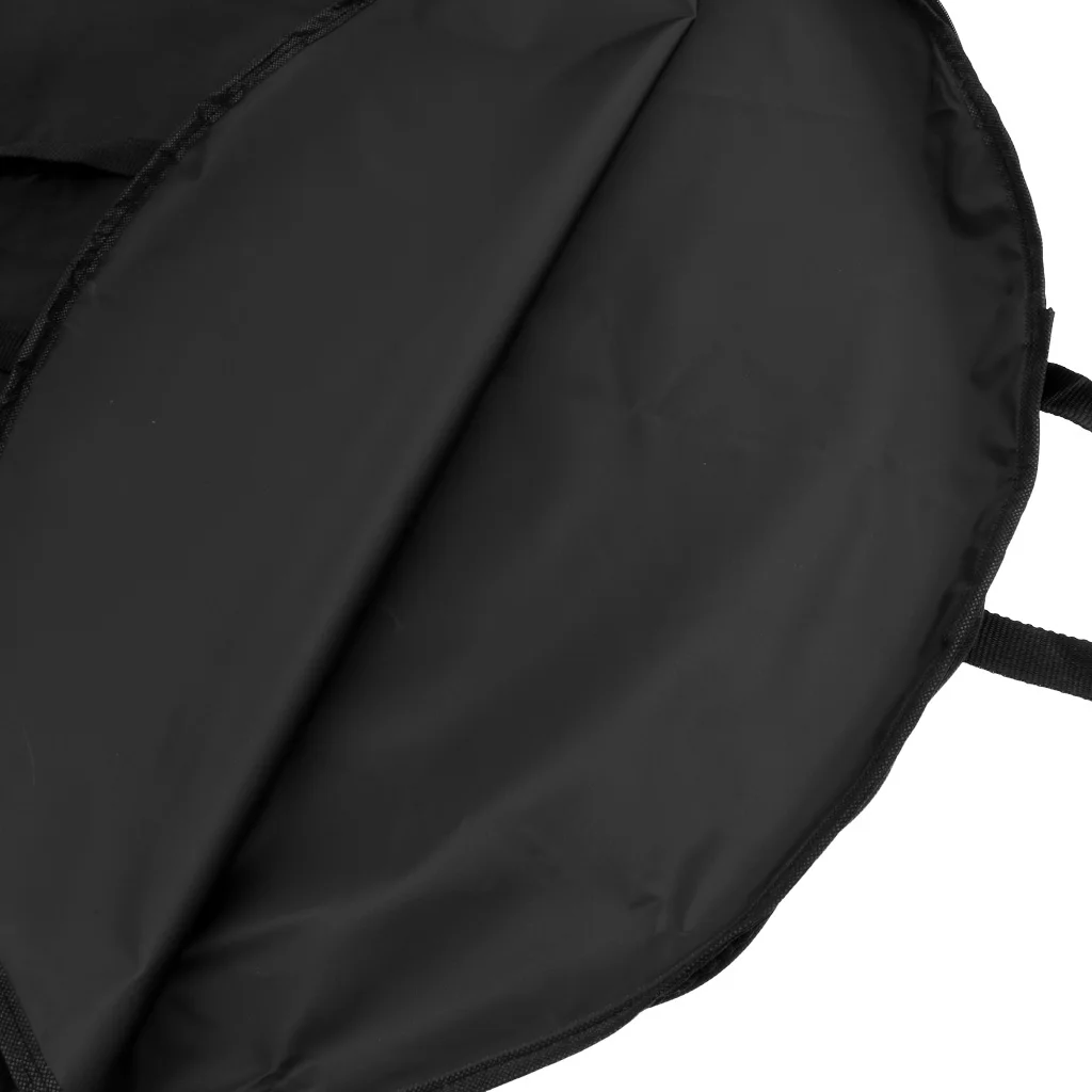 Waterproof Nylon Carrying Bicycle Wheel Package Bag Outdoor Protective Holder Case Pouch for 27.5 inch/29 inch MTB Bike Black