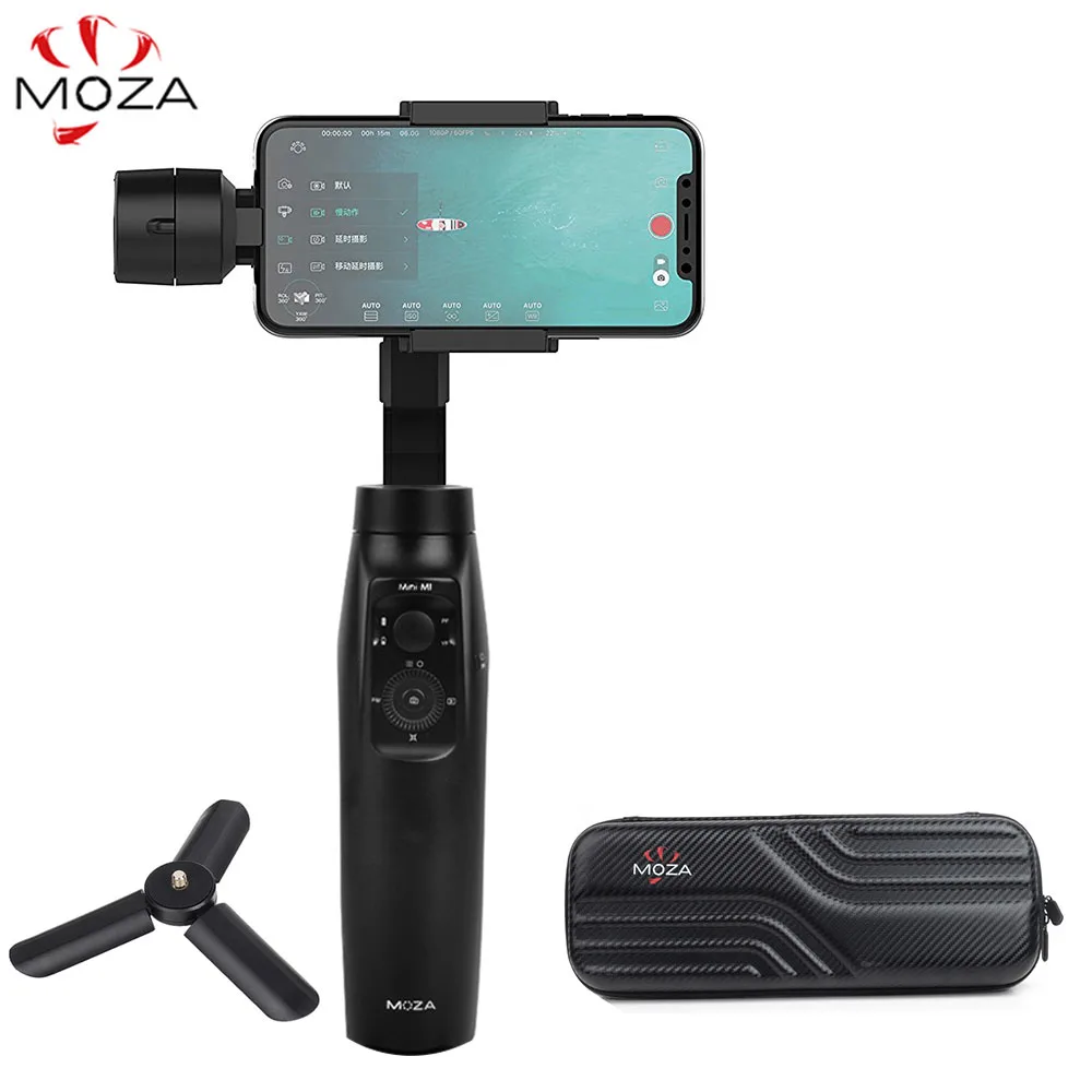 

MOZA MINI MI 3-Axis Handheld Gimbal Stabilizer for Smart phone iPhone X 8 Plus 8 7 Samsung S9 S8 S7