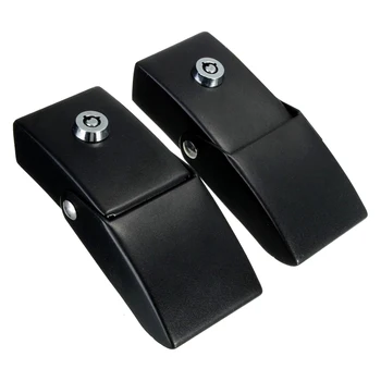 

Black Locking Hood Catch Kit Car Key Guard Fit For 2007-2015 Jeep Wrangler JK