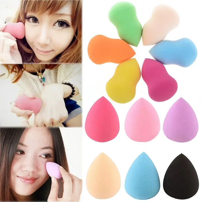  1pc Makeup Foundation Sponge Blender Blending Makeup Cosmetic Puff Flawless Powder Smooth Beauty Make Up Tool Free Shipping 