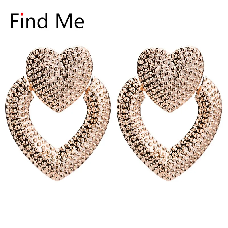 Find Me 2019 новые брендовые модные большие серьги подвески неправильной формы для