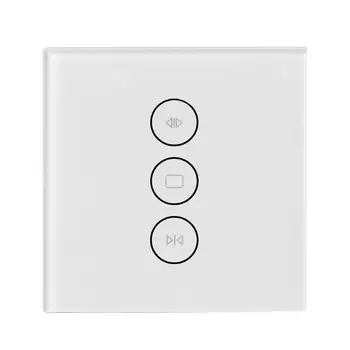 

Smart WiFi Curtain Switch Touch Control App Voice Control Switch for Electric Curtain Blind Roller Shutter Smart Home Homekit