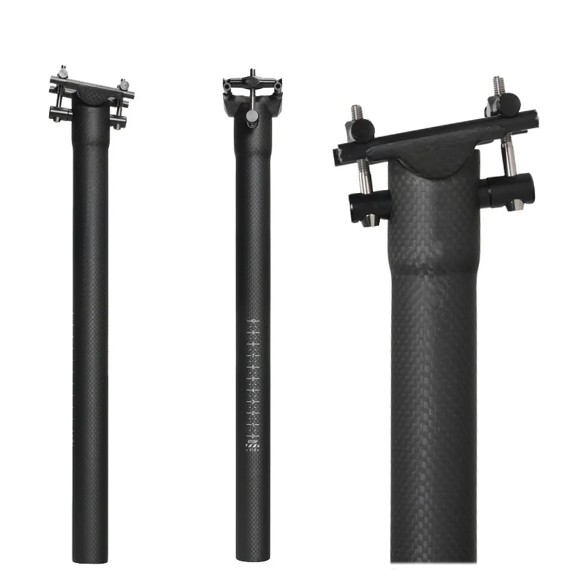 Bicycle Carbon Fiber Seat Post MTB/Road Bike Seatpost 27.2/30.8/31.6mm