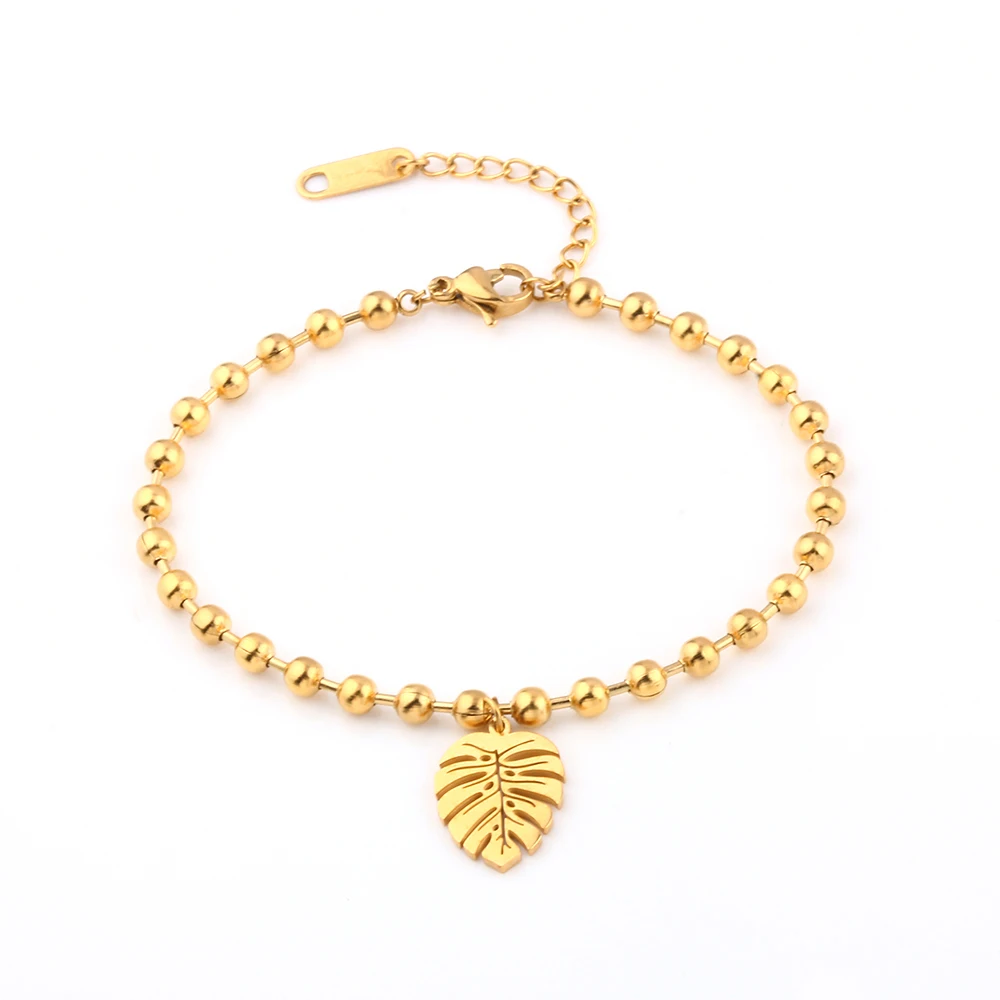 Ювелирные изделия из нержавеющей стали шармы браслеты с растительным орнаментом и браслеты для мужчин femme подарки браслеты для женщин Женский braclet braslet серебро золото