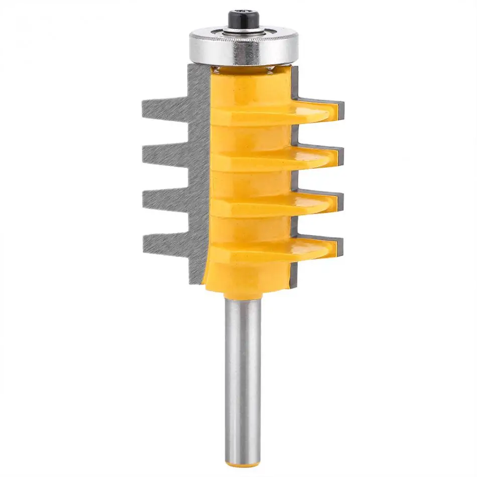 

1pc Woodworking Reversible Rail Cemented Carbide Router Bit 1-3/8 End MIillling Cutter