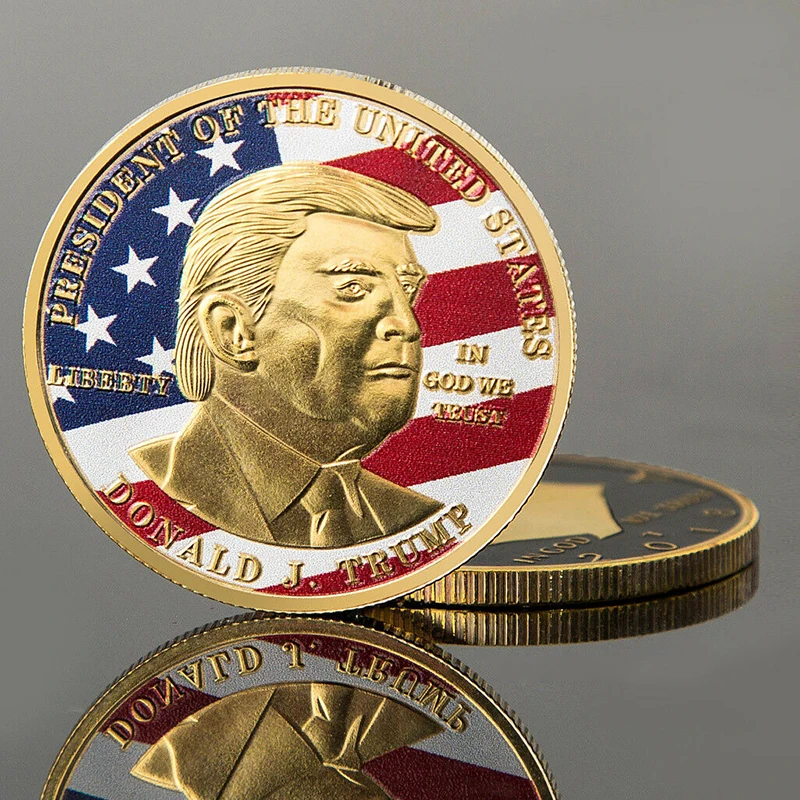 1 шт. памятные монеты президент Дональд Трамп первый Орел подарки новинка горячая