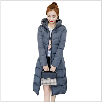 

Long Parkas Female Women Winter Coat 2019 Cotton Winter Jacket Parkas for Women Winter Outwear Jaqueta Feminina Inverno G005