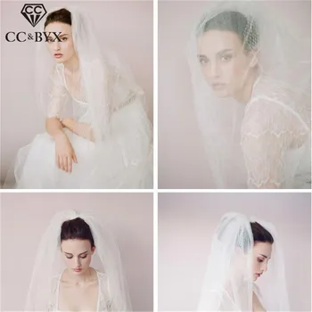 

CC Jewelry Veil Hats Luxury TWIGS & HONEY Bridal Bridesmaids Wedding Hair Accessories For Women Bridesmaids Handmade Party V017