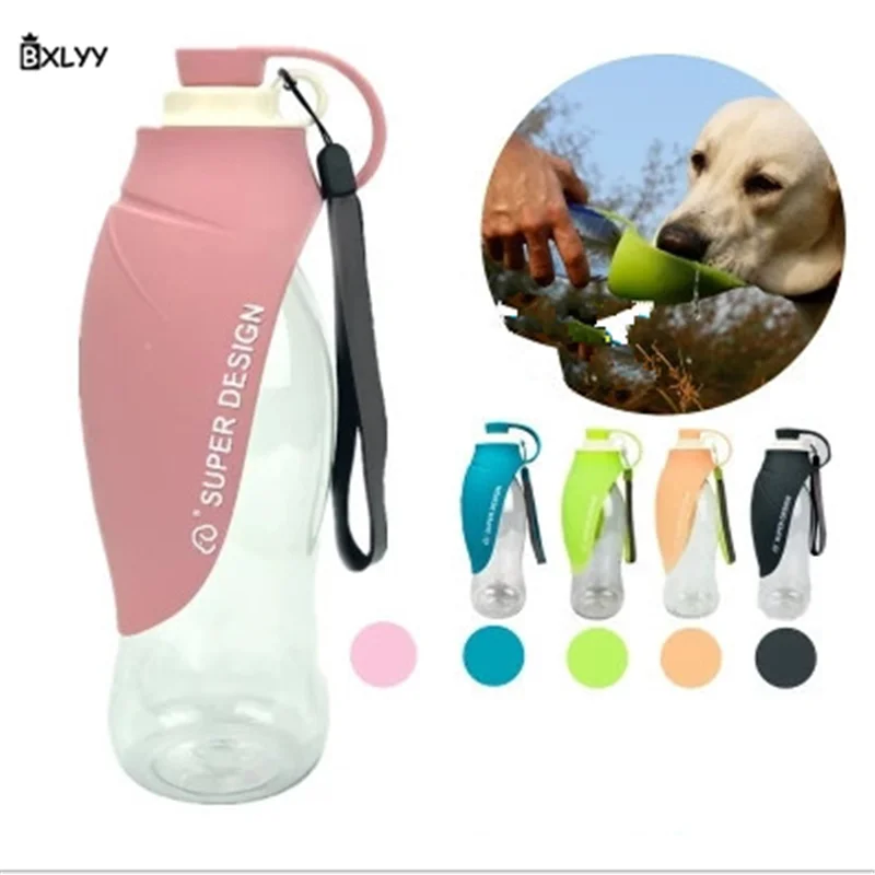 

BXLYY 580ML Pet Dog Out Water Bottle Portable Outdoor Water Drinking Fountain Pet Accessories Leaf Water Bottle Dog Drinker.8z
