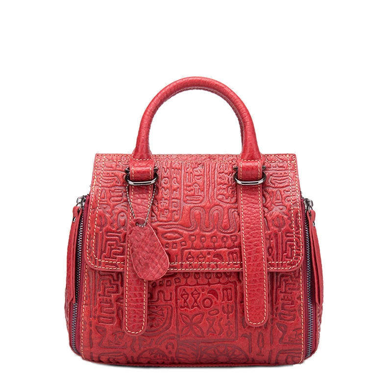 High Quality Canvas Tote Bag Leather Handle Messenger Bag