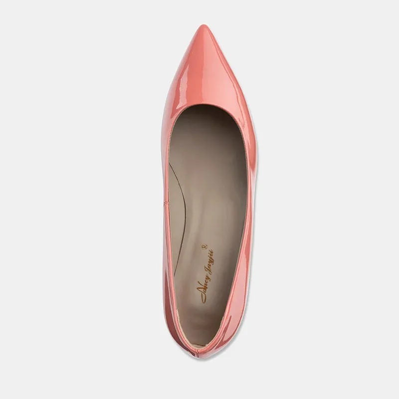 on Loisirs Carré Bling Pompes Mode Verni De Mûr 2019 Solide Rond En Dames Femme Ty01 Slip Chaussures Cuir Doux Super Bout D'âge Haute Talon q48Zf7x