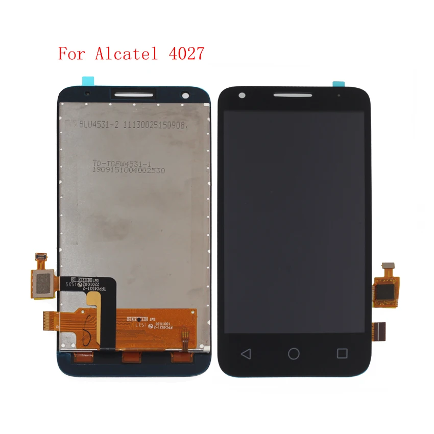 ЖК-дисплей для Alcatel One Touch Pixi 3 4027D 4027X OT4027 4027 кодирующий преобразователь сенсорного