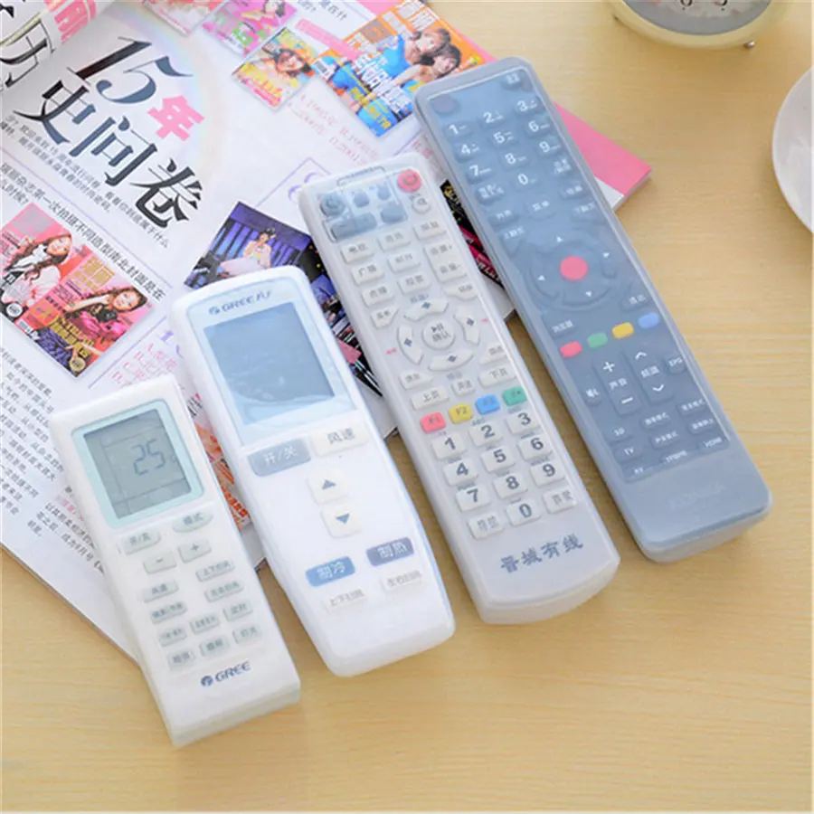 

1PCS Silicone Remote Control TV Air Condition Dust Cover Protective Case Cover Waterproof Dust Protector Pouch Storage Bags