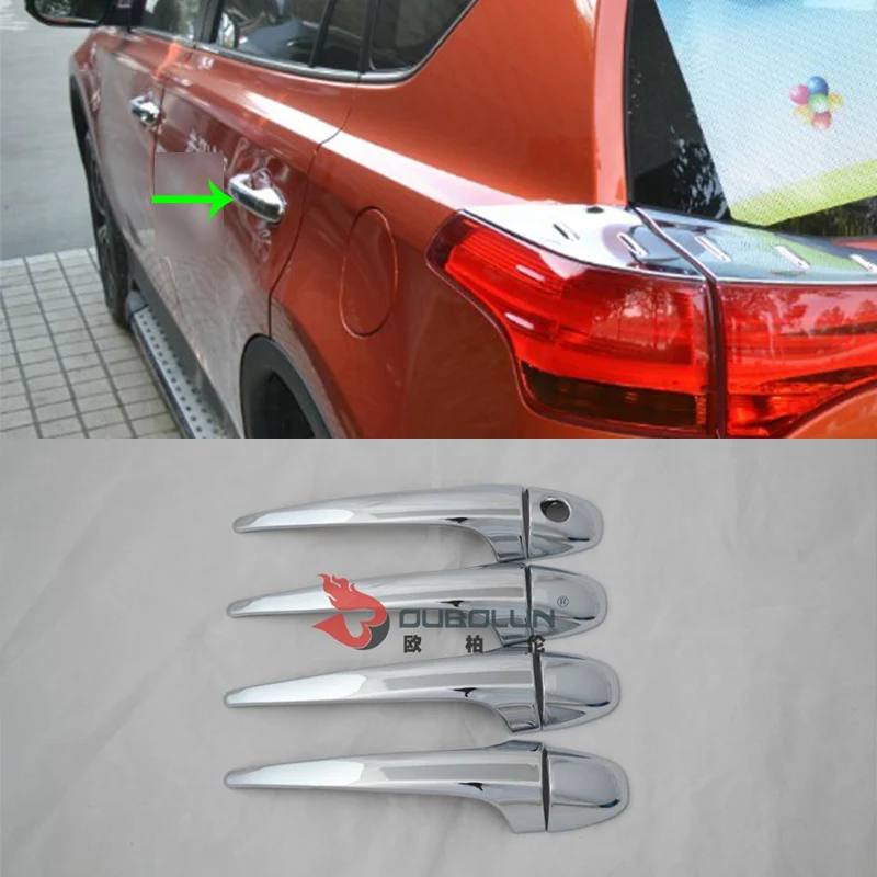 OUBOLUN ABS exterior car parts Car body kits door handle cover For toyota 2014 RAV4 OUBOLUN ABS exterior car parts Car body kits door handle cover For toyota 2014 RAV4
