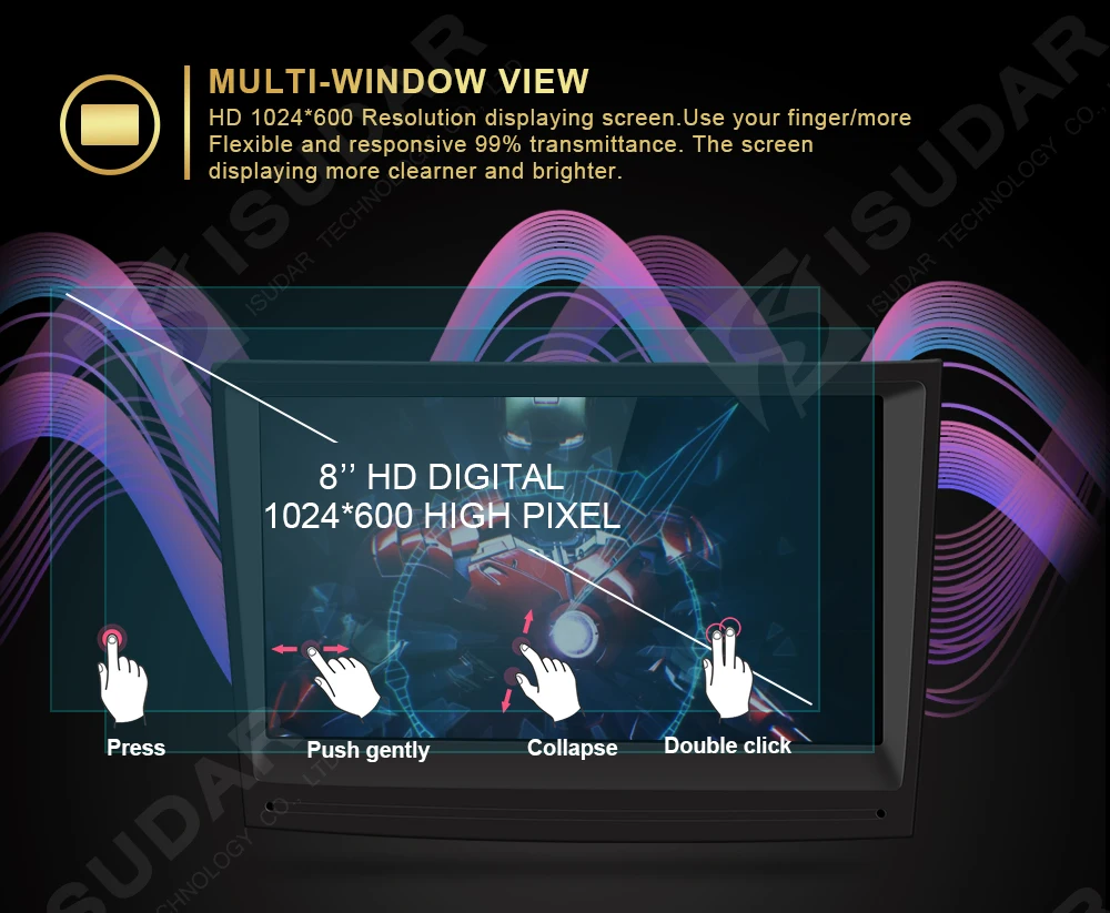 Top Isudar Car Multimedia Player 2 din Car Radio GPS Android 8.0 Stereo System For Porsche/911/997/Cayman/Boxter DSP Microphone Wifi 17